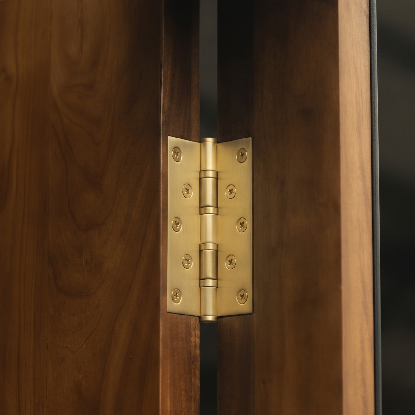 Fusion Door Hinges – 5” Satin Nickel Stainless Steel (3 Pcs)