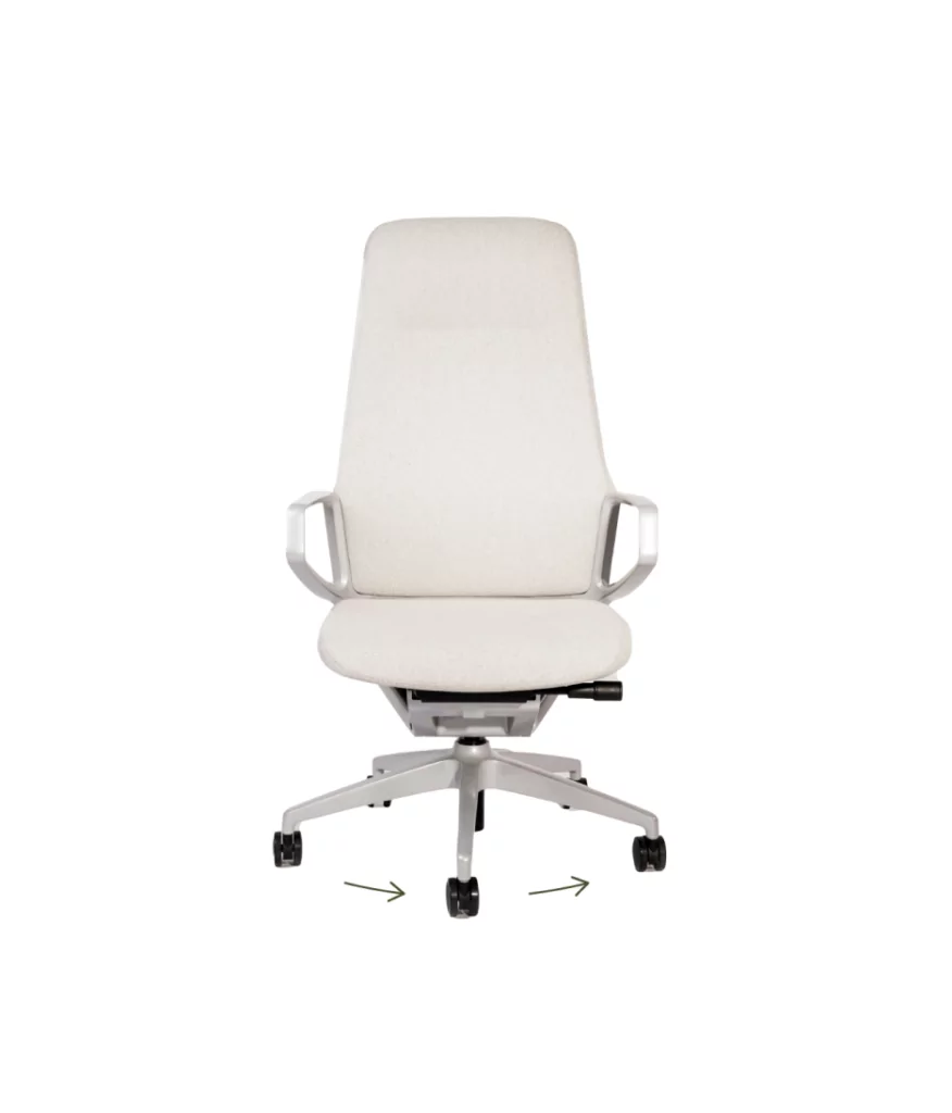 per chair collaboration komfy quality castor
